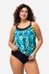 Tankini, cirkels, zachte cups, verstelbare bandjes, gerecycled