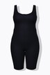 Sporty Unitard Zip Front Swimsuit