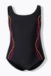 Costume da bagno senza coppe con bordure e materiale riciclato