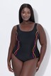 Costume da bagno senza coppe con bordure e materiale riciclato