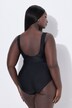 Costume da bagno senza coppe con bordure e materiale riciclato