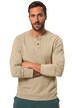 Henley s dlouhými rukávy, JP1880, kulatý výstřih s knoflíkovou légou, do 8XL