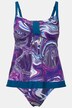 Tankini, marmerpatroon, zachte cups, gerecycled