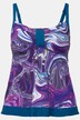Tankini, marmerpatroon, zachte cups, gerecycled
