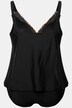 Tankini, rimpeling, sierboord, zachte cups, verstelbare bandjes