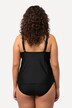 Tankini, rimpeling, sierboord, zachte cups, verstelbare bandjes