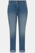 Boyfriend jeans, 5-pocket, met gerecycled polyester