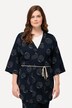 Kimono, borduurwerk, V-hals, 3/4-mouwen, biologisch katoen
