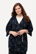 Kimono, borduurwerk, V-hals, 3/4-mouwen, biologisch katoen