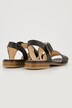 Leren sandalen, gespen, wijdte H