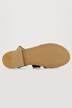 Leren sandalen, gespen, wijdte H