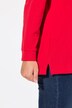 Sweat-shirt col montant et manches longues. Imprimé « salut ».