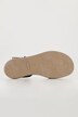 Sandaler, tofarvede, flettede ramme, bredde H