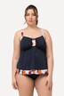 Tankini con fantasia, coppe morbide e spalline regolabili