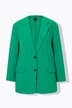 Blazer oversized avec col à revers, fermeture boutonnée