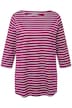 Pruhované tričko, Pima bavlna, lodičkový výstřih, 3/4 rukávy