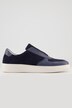 Slip-On-Sneaker, Ledermix, Wechselfußbett, Weite H