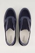 Slip-On-Sneaker, Ledermix, Wechselfußbett, Weite H