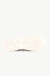 Sneaker en raphia et en cuir, semelle amovible et largeur H