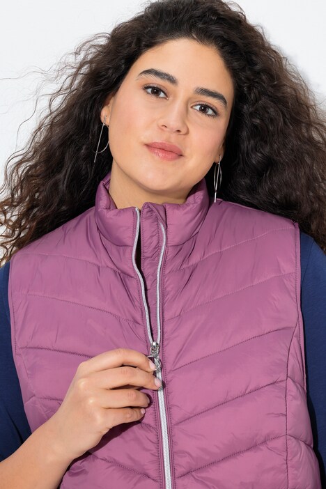 HYPRAR functionele doorgestikte bodywarmer, waterafstotend, ritszakken