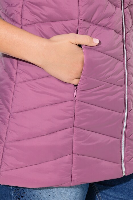HYPRAR functionele doorgestikte bodywarmer, waterafstotend, ritszakken