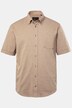 Camicia di piqué JP1880 dalla vestibilità moderna con FLEXNAMIC®, colletto button-down e mezze maniche, fino alla tg. 8XL