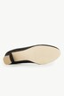 Leren pumps, suède, golfvorm, wijdte H
