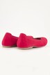 Leren ballerina's, suède, elastische instap, wijdte H