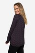 T-shirt, all-over print, ronde hals, lange mouw, ECOTEX