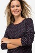 T-shirt, all-over print, ronde hals, lange mouw, ECOTEX