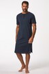 Nachthemd, Henley, Ringel, bis 8 XL