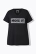 Funktionel T-shirt, hurtigttørrende, V-udskæring, halvlange ærmer