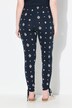 Leggings, økologisk bomuld, diamantmønster, slanke ben, bånd i sømmen