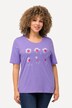 T-shirt, bloemen, Classic, ronde hals, korte mouwen
