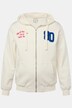 JP1880 Hoodie-jack, rits, badges, kangoeroezak, tot 8XL