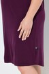 Chemise de nuit oversize, manches courtes et décolleté en V, col chemise