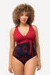 Badedragt, glideknuder, softcups, halterneck-look