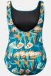 Maillot de bain, cactus, sans bonnets souples, fronces