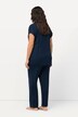 Pyjama, oversized, kaksiosainen, paitakaulus, lyhyet hihat