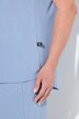 Pigiama dal taglio oversize a due pezzi con collo da camicia e mezze maniche