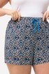 Shorts del pigiama in confezione doppia con tintura elastica e fantasia/tinta unita