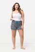 Shorts del pigiama in confezione doppia con tintura elastica e fantasia/tinta unita