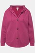 Veste à capuche en molleton de coton bio, texture gaufrée