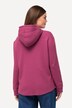 Veste à capuche en molleton de coton bio, texture gaufrée