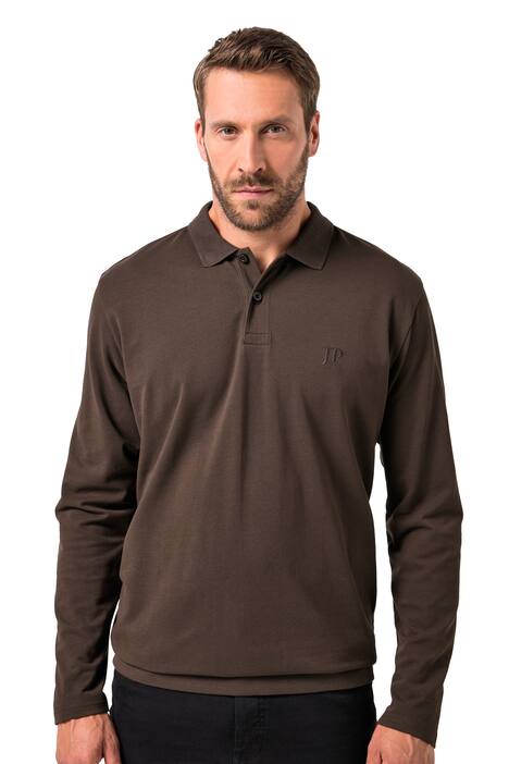 Polokošile, Basic, pohodlný břišní střih, dlouhé rukávy, piké, do 8XL