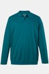 Polo JP 1880 ventre confort, coupe Basic, manches longues et tissu piqué - du XXL au 8 