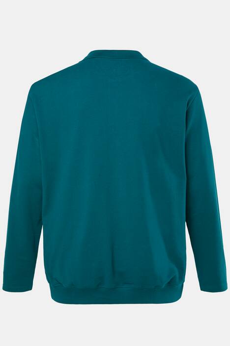 Polo JP 1880 ventre confort, coupe Basic, manches longues et tissu piqué - du XXL au 8 