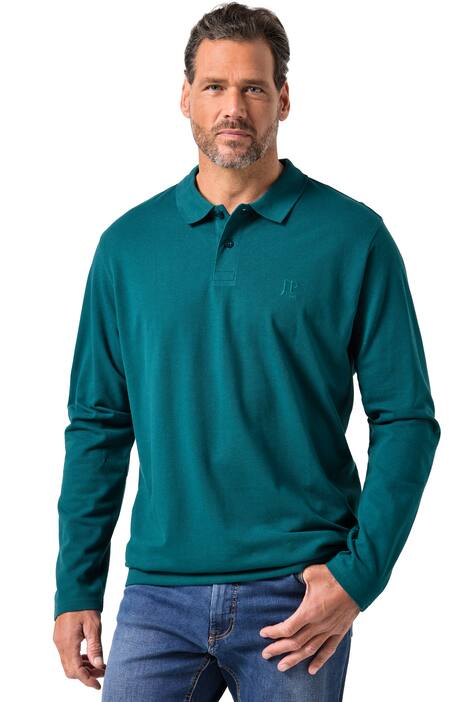 Polokošile, Basic, pohodlný břišní střih, dlouhé rukávy, piké, do 8XL