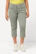 Pantaloni a 7/8 modello Mony in comodo tessuto elasticizzato con tasche con zip