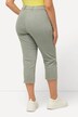 Pantaloni a 7/8 modello Mony in comodo tessuto elasticizzato con tasche con zip
